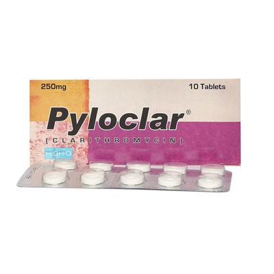 PYLOCLAR TAB 250MG