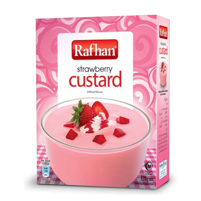 RAFHAN CUSTARD POWDER 275GM STRAWBERRY