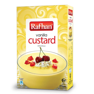 RAFHAN CUSTARD POWDER 275GM VANILLA