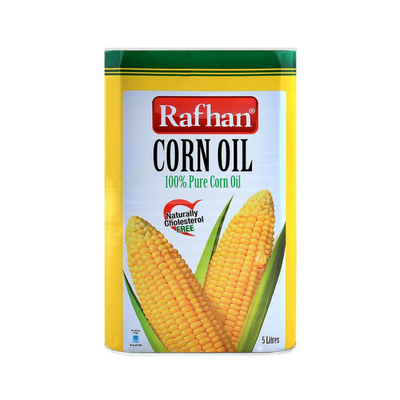 RAFHAN CORN OIL 5LITRE TIN