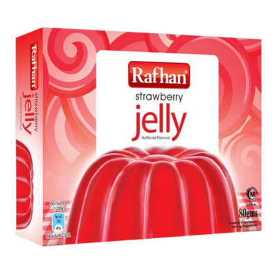 RAFHAN JELLY 80GM STRAWBERRY