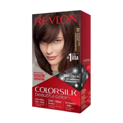 REVLON COLORSILK 32 DARK MAHOGANY BROWN