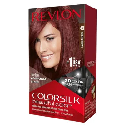 REVLON COLORSILK 49 AUBURN BROWN