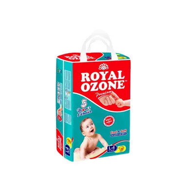 ROYAL OZONE DIAPERS LARGE 50PCS