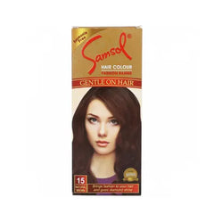 SAMSOL HAIR COLOR 15 NATURAL BROWN