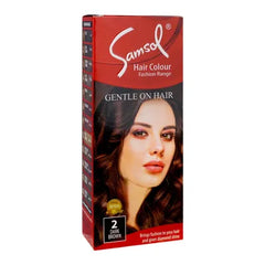 SAMSOL HAIR COLOR 2 DARK BROWN