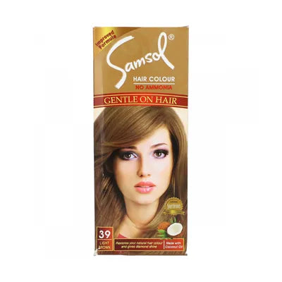 SAMSOL HAIR COLOR 39 LIGHT BROWN