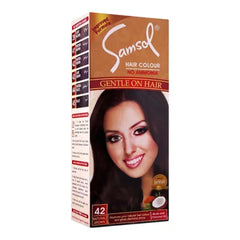 SAMSOL HAIR COLOR 42 NATURAL BROWN