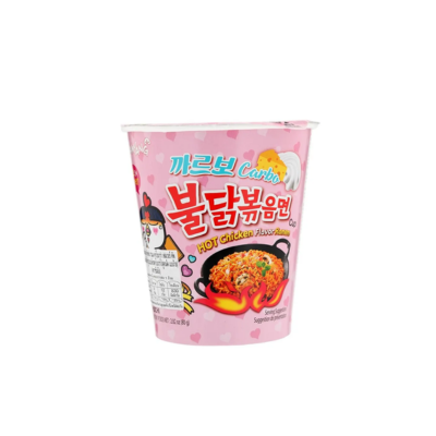 SAMYANG CARBONARA HOT CHICKEN 80GM CUP PINK