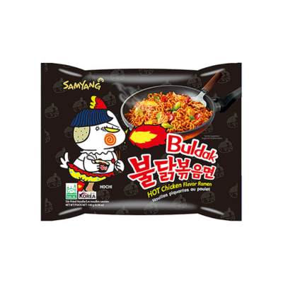 SAMYANG RAMEN HOT CHICKEN FLAVOR BULDAK140G BLACK