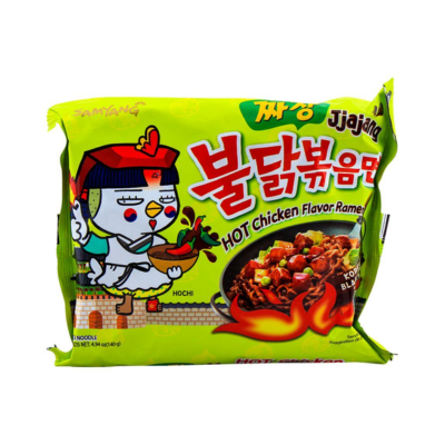 SAMYANG RAMEN HOT CHICKEN FLAVOR JJAJANG 140G GREEN