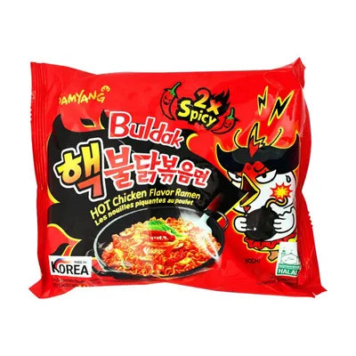 SAMYANG RAMEN HOT CHICKEN FLAVOR BULDAK 2X SPICY 140GM RED