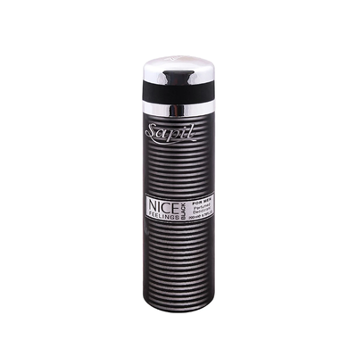 SAPIL 200ML (M) NICE FEELINGS BLACK BODY SPRAY