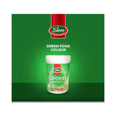 SAROO FOOD COLOUR GREEN 25G