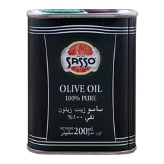 SASSO PURE OLIVE OIL TIN 200 ML