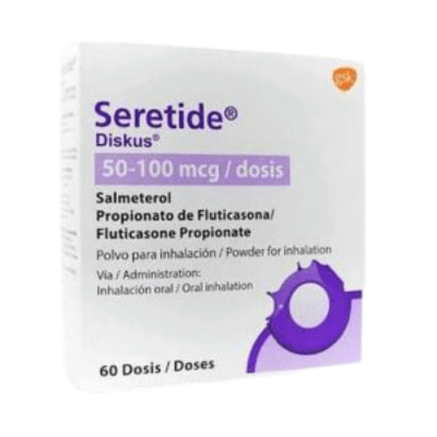SERETIDE EVOHALER DISKUS 50MCG/100MCG******