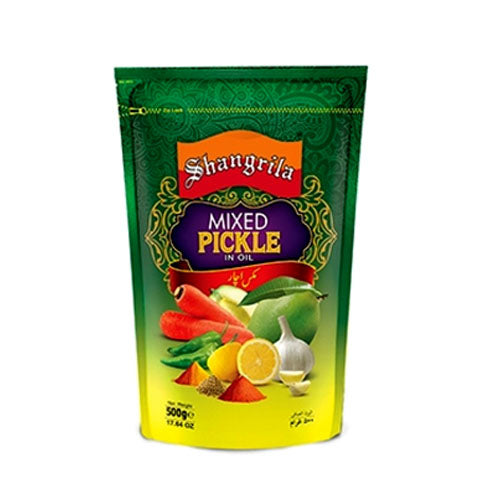 SHANGRILA PICKLE 500GM MIXED POUCH
