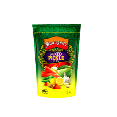 SHANGRILA PICKLE 500GM MIXED POUCH