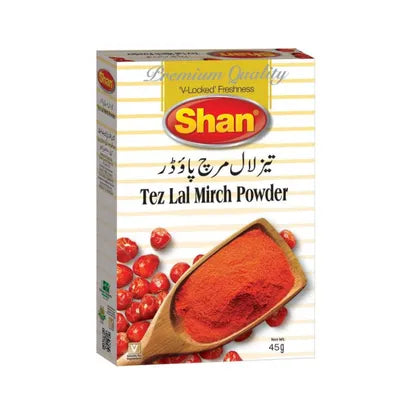 SHAN POWDER 45GM TEZ LAL MIRCH