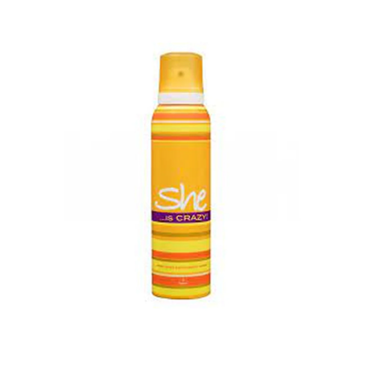 SHE BODY SPRAY 200ML CRAZY