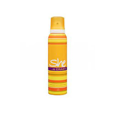 SHE BODY SPRAY 200ML CRAZY