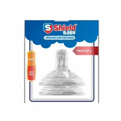 SHIELD NIPPLE 2PCS ANTI COLIC