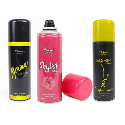 SHIFANS BODY SPRAY 200ML ALL VARIENTS