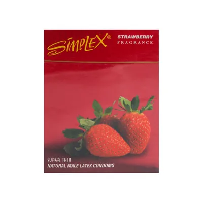 SIMPLEX CONDUM 12S STRAWBERRY