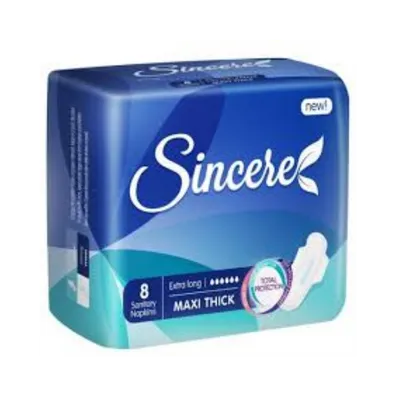 SINCERE STANITARY NAPKINS MAXI THICK EXTRA LONG 8PCS