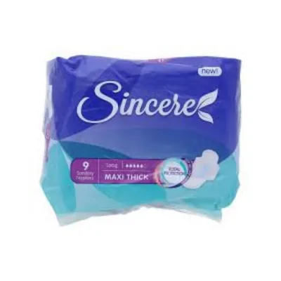 SINCERE STANITARY NAPKINS MAXI THICK LONG 9PCS