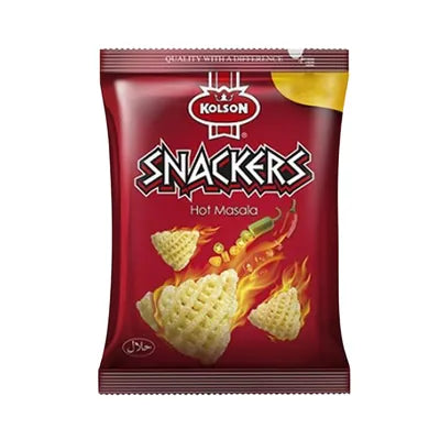 SNACKERS CHIPS 12GM HOT MASALA
