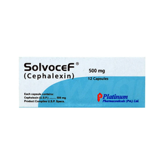 SOLVOCEF CAP 500MG