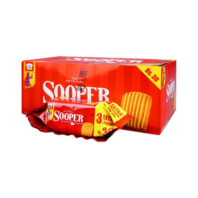 SOOPER BISCUITS MUNCH PACKS PLAIN 12PCS