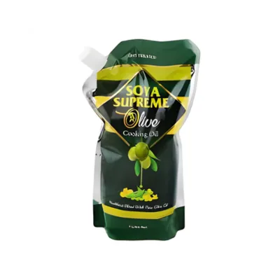SOYA SUPREME OLIVE COOKING OIL 1LITRE POUCH STAND UP