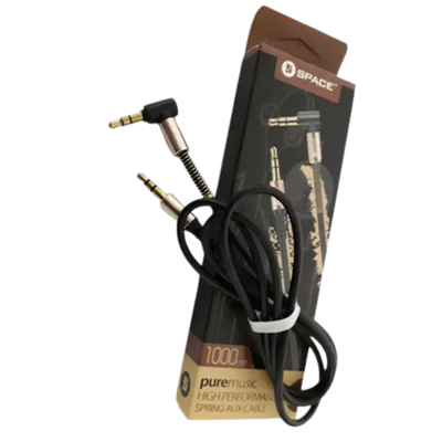 SPACE 1000MM SPRING AUX CABLE AX-491