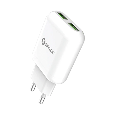 SPACE WC-103 DUAL PORT USB CHARGER