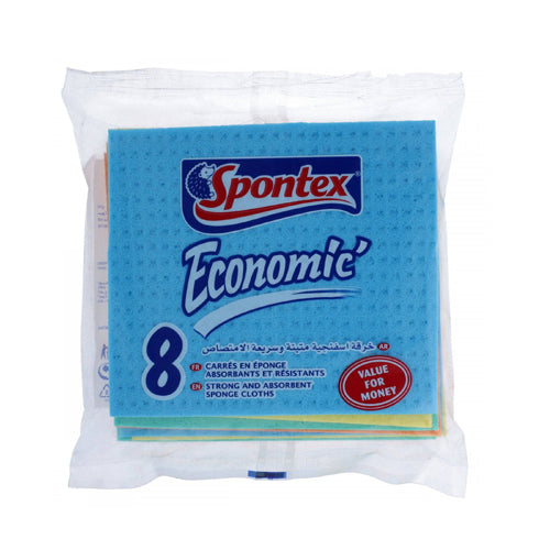 SPONTEX SPONGE CLOTH ECONOMIC 8PCS