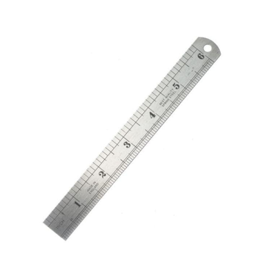 STEEL SCALE 6INCH