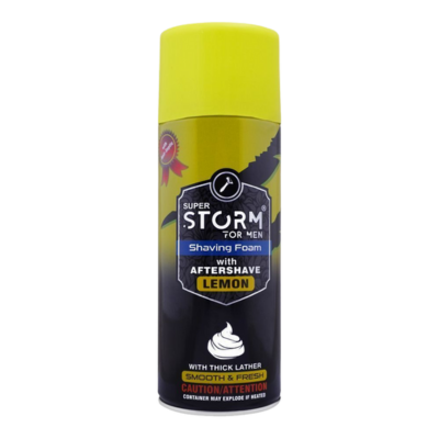 STORM FOR MEN SHAVING FOAM 75ML LEMON