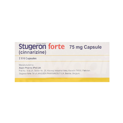 STUGERON CAP FORTE 75MG