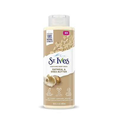 ST IVES BODYWASH 473ML OATMEAL & SHEA BUTTER
