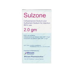 SULZONE INJ 2.0GM IV/IM