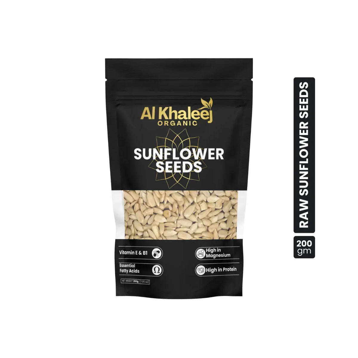 ALKHALEEJ ORGANIC  SUNFLOWER SEEDS 200GM