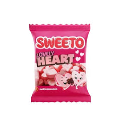 SWEETO MARSHMALLOWS 60GM LOVELY HEART