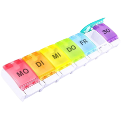 TABLET PILL ORGANIZER BOX 07 DAYS 07 COMPARTMENT RIGHT DOSE