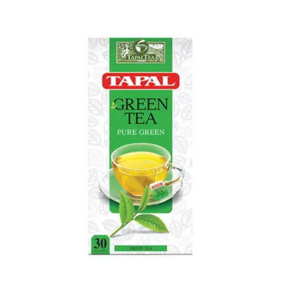 TAPAL GREEN TEA PURE GREEN 30PCS BAGS 45GM