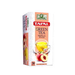 TAPAL GREEN TEA TROPICAL PEACH 30PCS BAGS 45GM