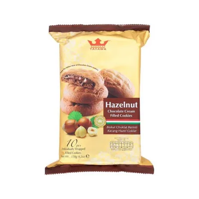 TATAWA COOKIES 120GM HAZELNUT CHOCOLATE