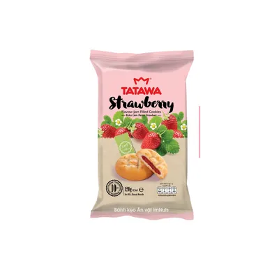 TATAWA COOKIES 120GM STRAWBERRY