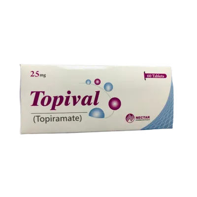 TOPIVAL TAB 25MG 60S